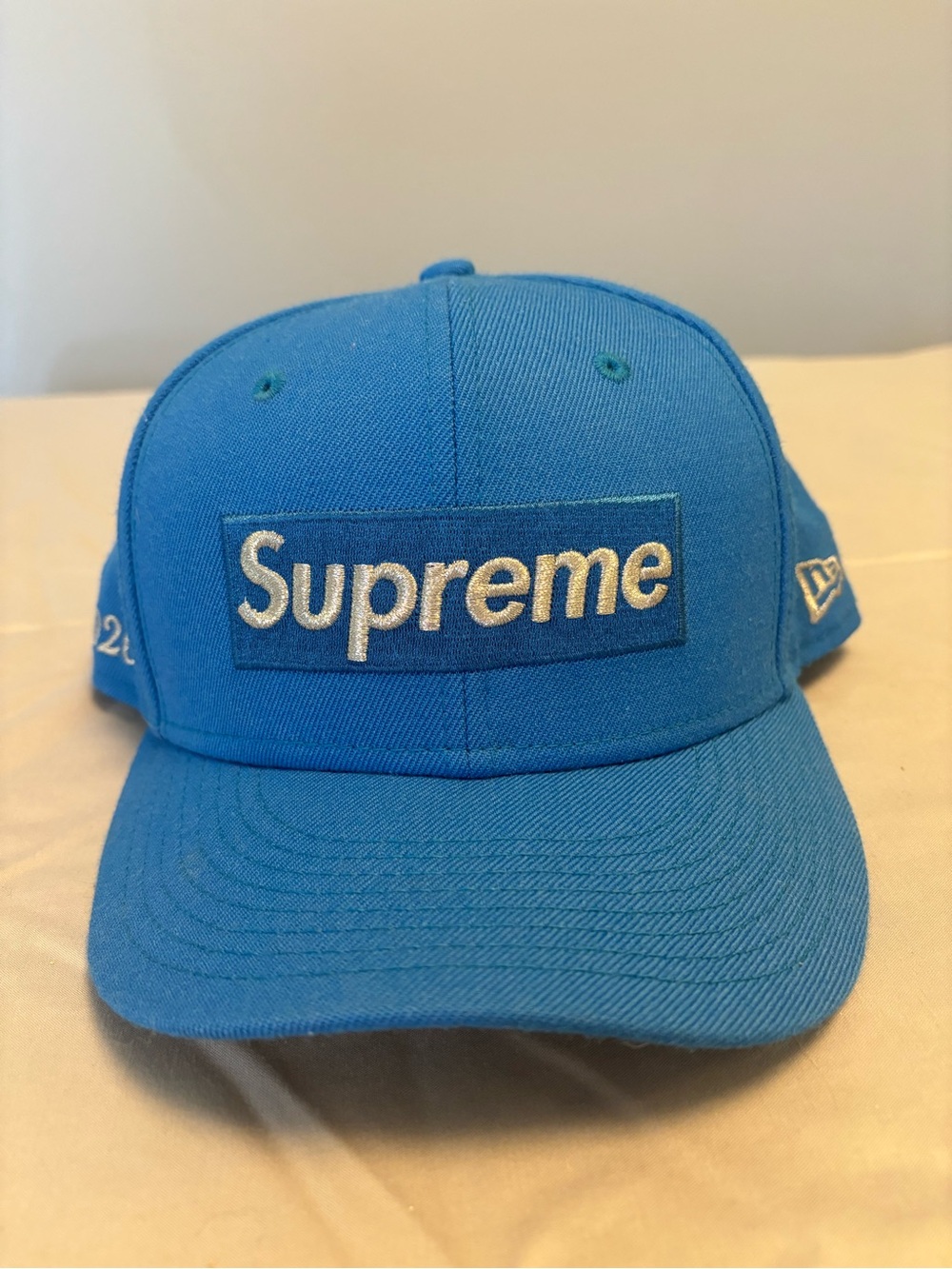 Supreme 2020 World Famous Box Logo Fitted Hat 59fifty - Size 7 1/8